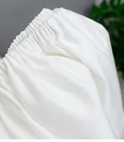 Ensemble de draps de lit haut de gamme pour hôtel, 100% coton égyptien, complet, King Size, couleur blanche, personnalisé 4