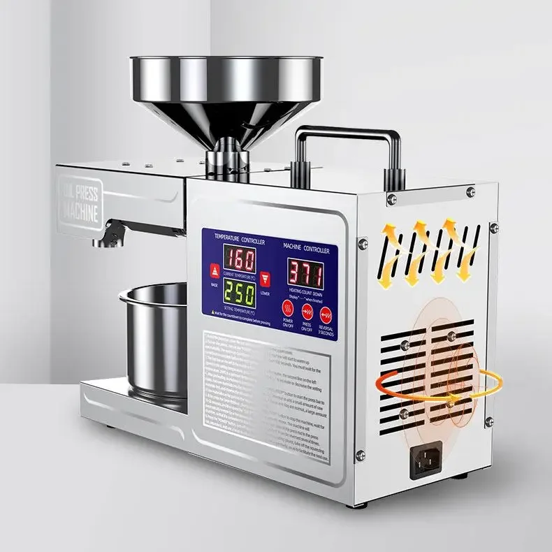 Home Corn Oil Extraction Machine Seed Cold Press Screw Oil Press Machine For Small Business 4