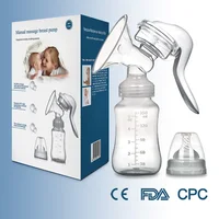 Breast Pump for Baby Feeding Manual Breast Pump Suction Small Comfortable Safe Maternity Hand Breast Pump Milk Collector Catcher 1