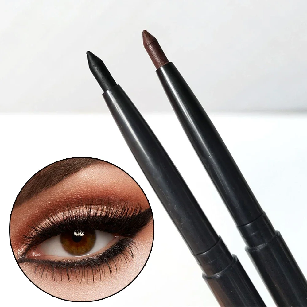 Waterproof Long Lasting Black Eyeliner Pencil Smudge Proof Set_voghion.com