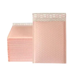 10pcs Bubble Mailers Pink Poly Bubble Mailer Self Seal Padded Envelopes Gift Bags Pink/Purple Packaging Envelope Bags for Book