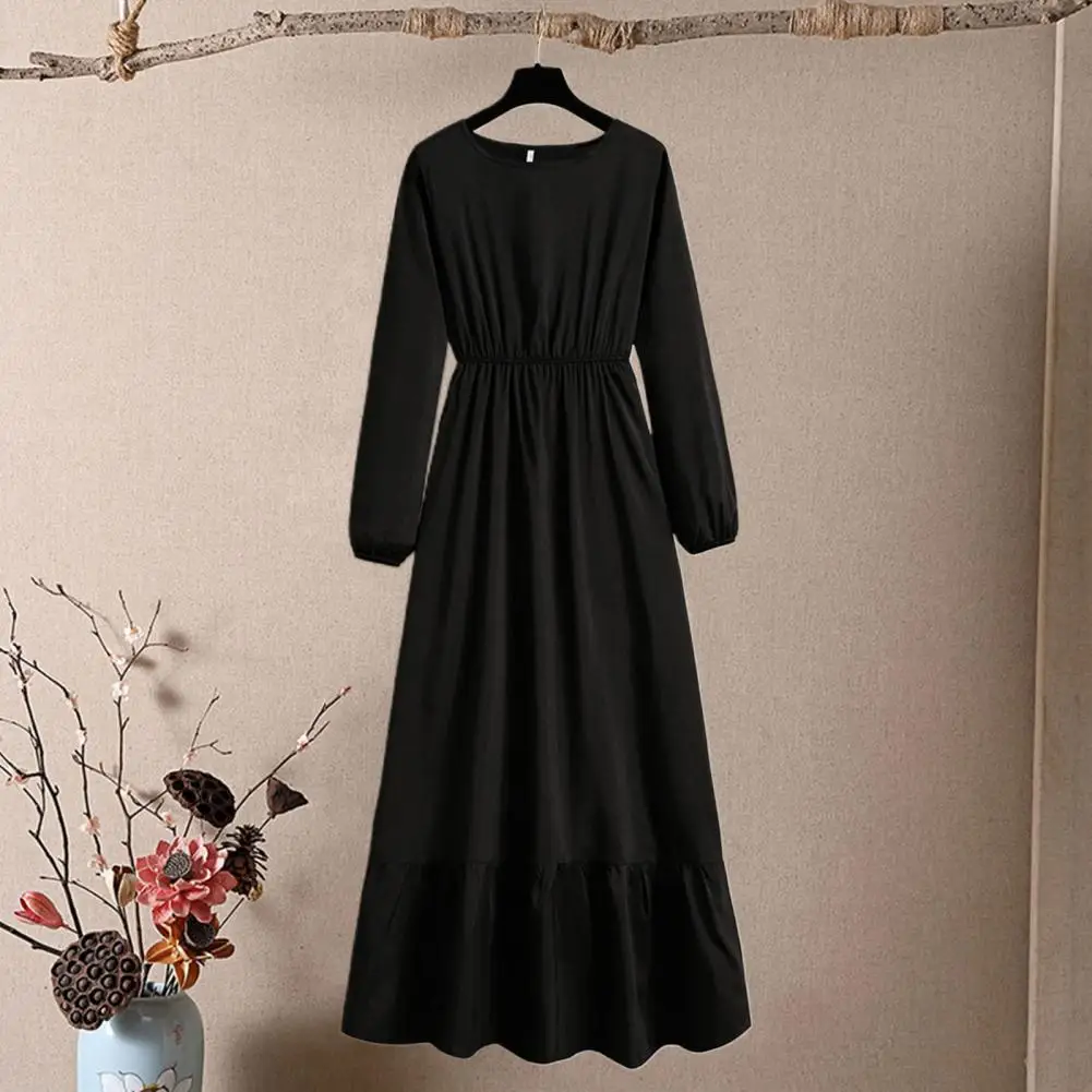 chinese dress ladies DB MOON Womens Casual Maxi Dresses Short Sleeve Empire Waist Long Dress for  Beach with Pockets(Army Green, S) at Amazon Women's Clothing store main image 0