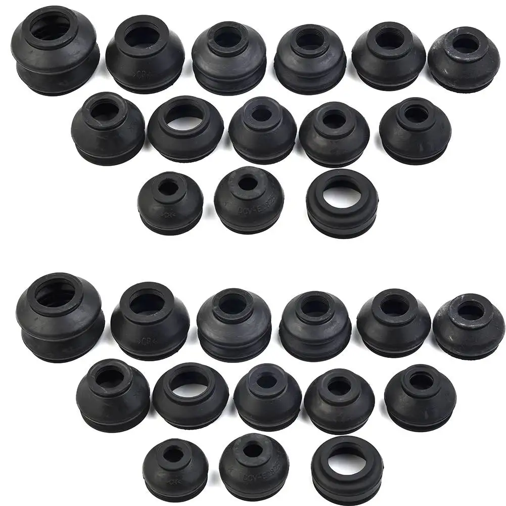 28pcs Ball Joint Boot Suspension Steering Dust Cover Track Tie Rod