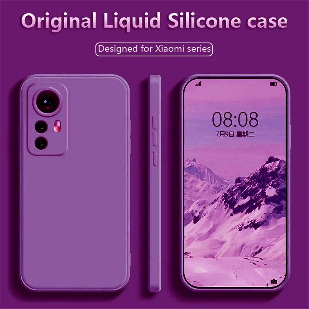 AST Square Silicone Case For Xiaomi Redmi Poco M4 M3 F3 F4 GT X3 X4 Pro NFC 5G Note 10 9 9S 11 11S Pro Max Soft Thin Cover