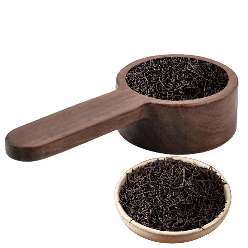 

Настольная деревянная кофейная ложка из черного ореха, деревянная кофейная ложка, столовая ложка, мерная ложка для чая, сахарной муки