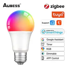

Zigbee 3.0 Led Light Bulb RGB+CW E27 Tuya Smart Home Led Lamp Compatible With Alexa Amazon Google Assistant Smart Accessories
