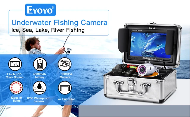 Lcd Monitor Eyoyo Underwater Fishing Camera Fishing Camera