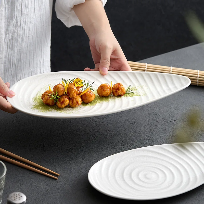 Abnormity senior sense irregular tableware creative home network red restaurant dinner plate hotel cooking plate
