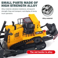 HUINA 554 Car Toys 1:16 RC Truck  Model Remote Controlled Bulldozer Tractor crawler Engineering Car Toys for boys kids Gift 2