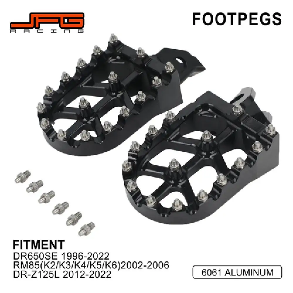 

Аксессуары для мотоцикла CNC Подножки для DR650SE 1996-2022 RM85(K2/K3/K4/K5/K6)2002-2006 DRZ125L 2012-2022