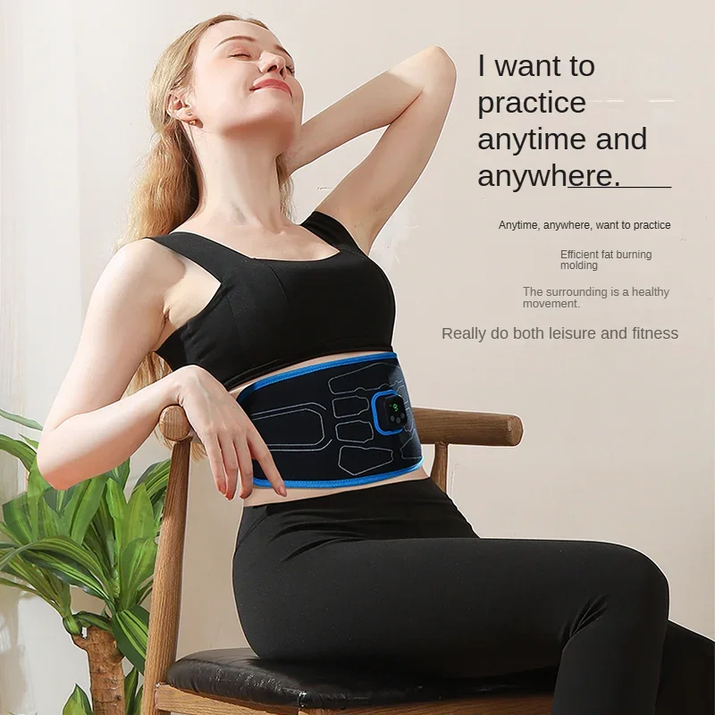 EMS Abdominal Toning Belt Electric Muscle Stimulation Muscle Toner Waist Trainer Slimming Belts Fitness Workout Equiment