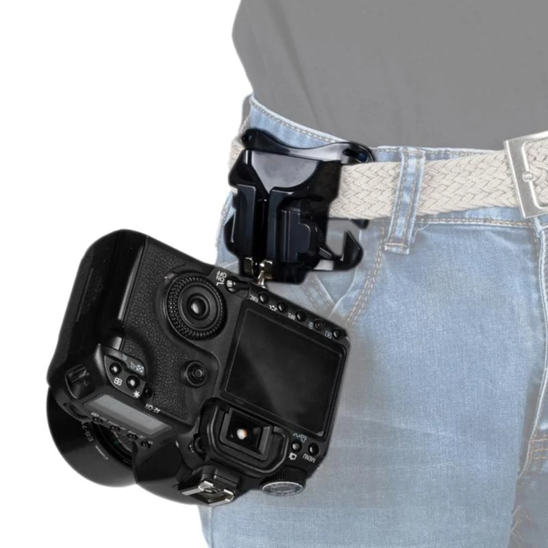 Durable Quick Release Camera Belt Clip for Secure and Comfortable Use