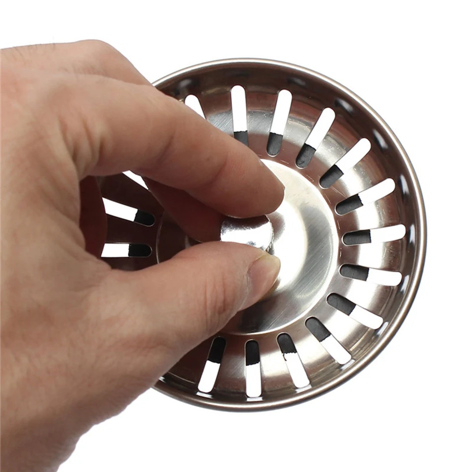Premium Stainless Steel Kitchen Sink Strainer Stopper