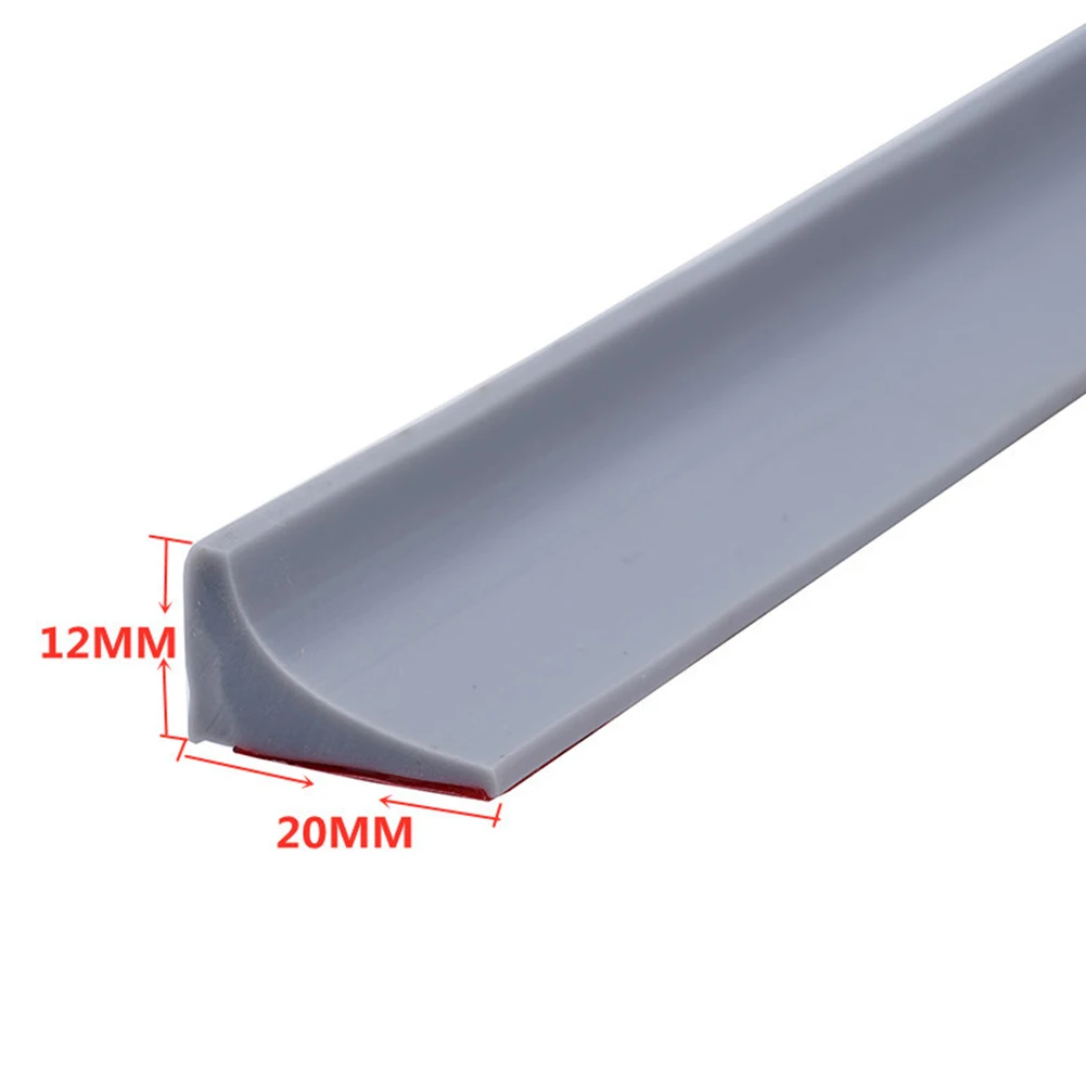 Bathroom Retention Water Barrier Strip Dry &Wet Separation Silicone Seal Strip Bendable Bathroom Door Washing Machine Shower silicone seal strip