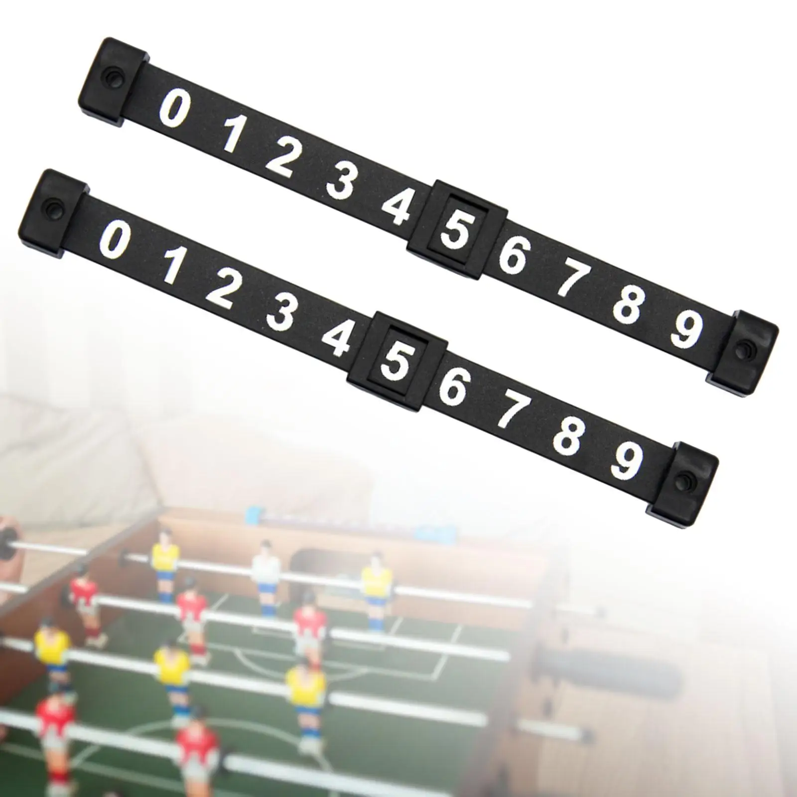 2x Foosball Table Scoreboard Foosball Score Counter Kids Portable Table Football Score Keeper for Standard Tables