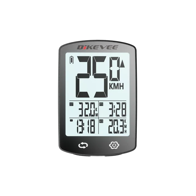 Ordinateur de vélo sans fil, grand écran, rechargeable par USB, temps d'attente ultra-long, compteur de vitesse de vélo, étanche, odomètre de cyclisme 1