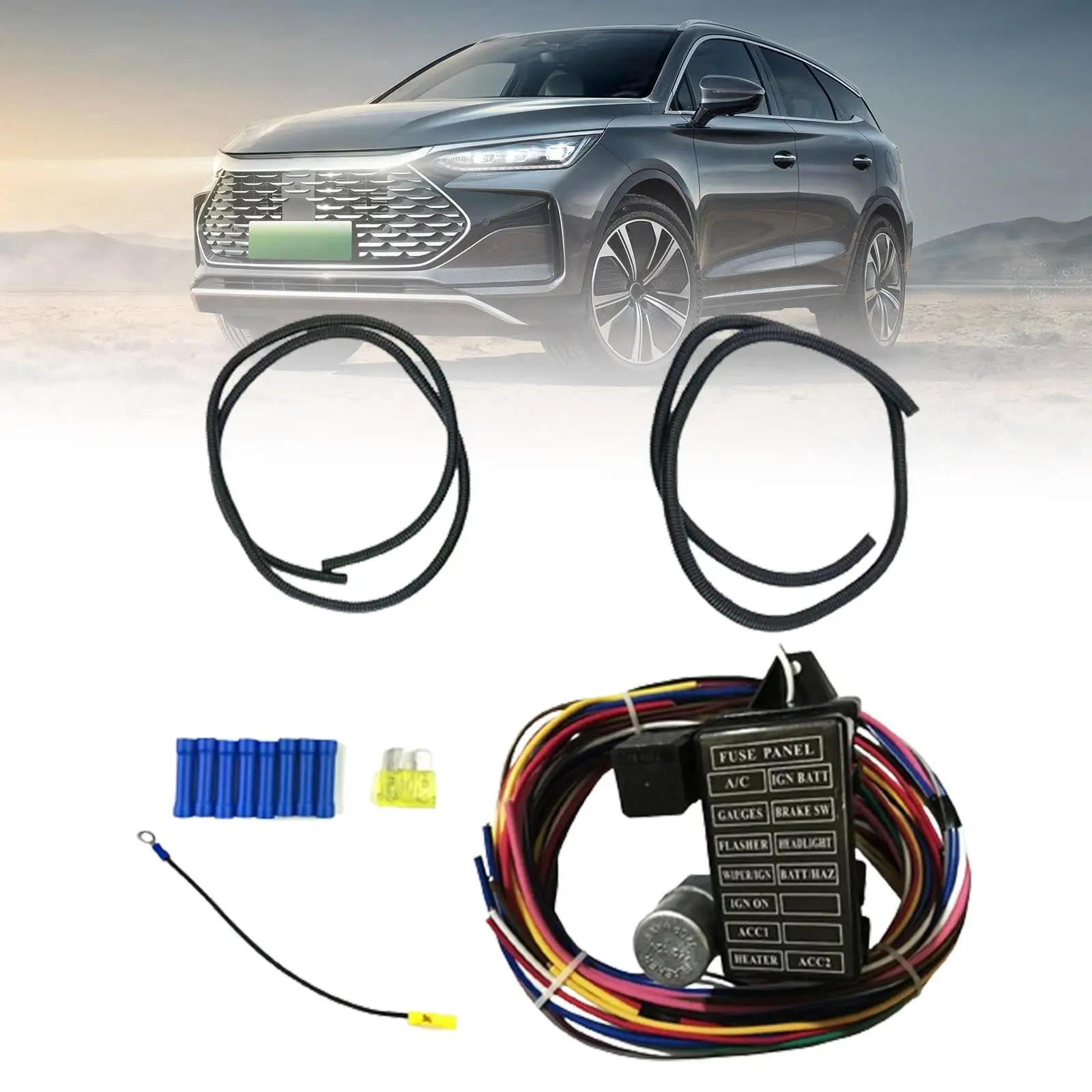 

NP-12circuitwr простой Замена установки 12-контурный жгут проводов