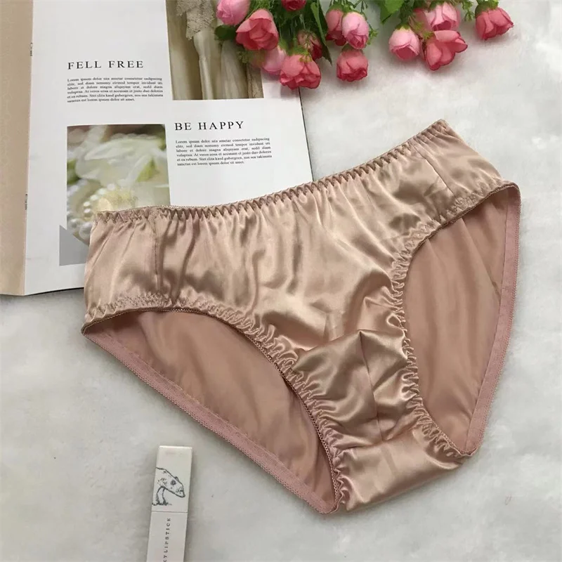 Briefs Men Sexy Underwear Silk Fashion Panties Low-Rise U Convex Bulge Pouch Lingerie Mens Slip Cueca Men's Underpants 5