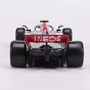 Bburago 1:43 2022 F1 Mercedes-AMG W13 #44 Hamilton #63 George Russell Alloy Toy Car Model Super Formula Die Cast Model 3