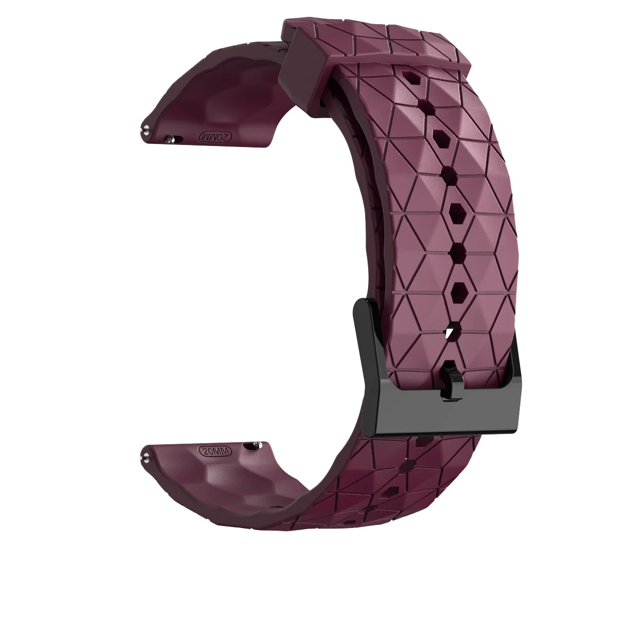 Silicone Sports Strap - 22mm Replacement Wristband Accessory