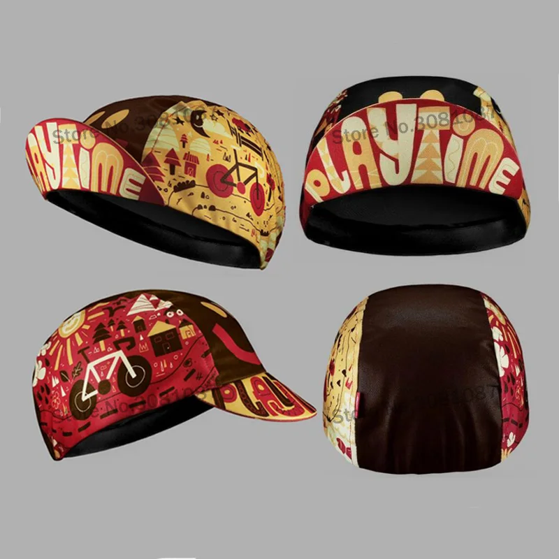 Cycling Hat Funny Road Bicycle Cap Summer Breathable Colorful Bike Headwear Men and Women Gorra Ciclismo 3
