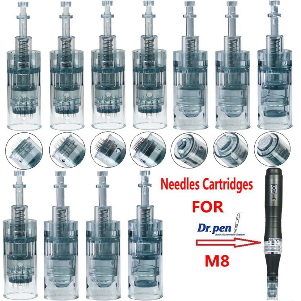 10/50 Pz Dr. Pen M8 Cartucce Ad Ago Cartucce A Baionetta 11 16 36 42 Nano Needle Mts Micro Needling Per Dr Pen M8 Microneedling