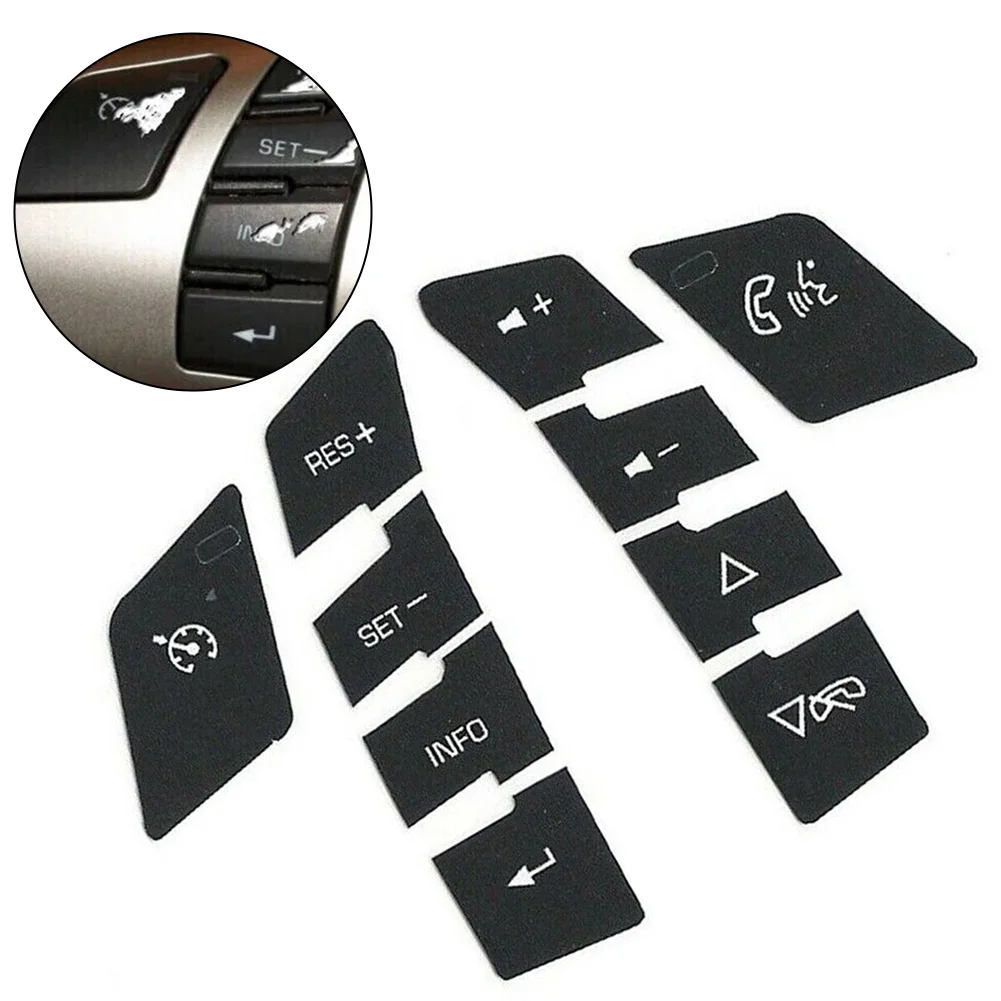 

Car Stickers Steering Wheel Button Repair Decals Car Sticker Black Brand New Durable High Quality For Chevrolet For Malibu