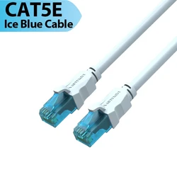 Vention High - Speed Shielded Cat5e Ethernet LAN Cable - 1000Mbps Connectivity - 1m (Cat 5e Blue)