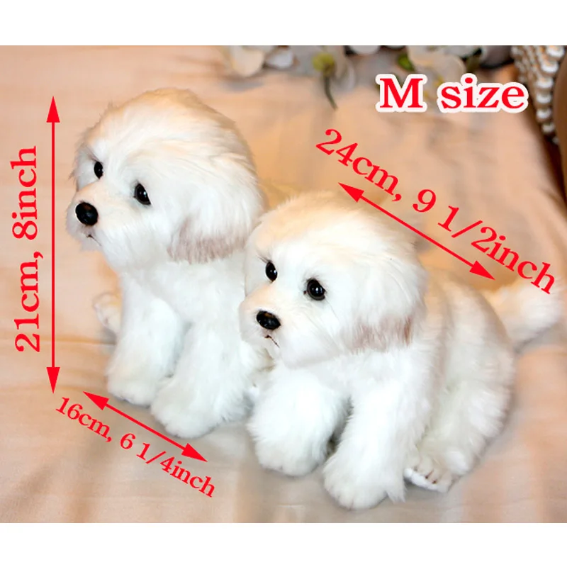 Maltese Stuffed Dog Plush Toy Cute Simulation Pets Fluffy Baby Dolls Birthday Gifts For Children Bichon Frise Puppy Dropshipping Stuffed Plush Animals Aliexpress