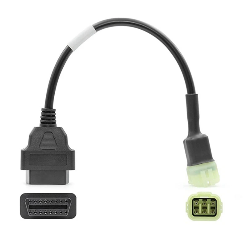 

3X6-16 контактный разъем OBD2 диагностические инструменты OBD удлинительные кабели адаптеры для Kawasaki мотоцикла серии Z