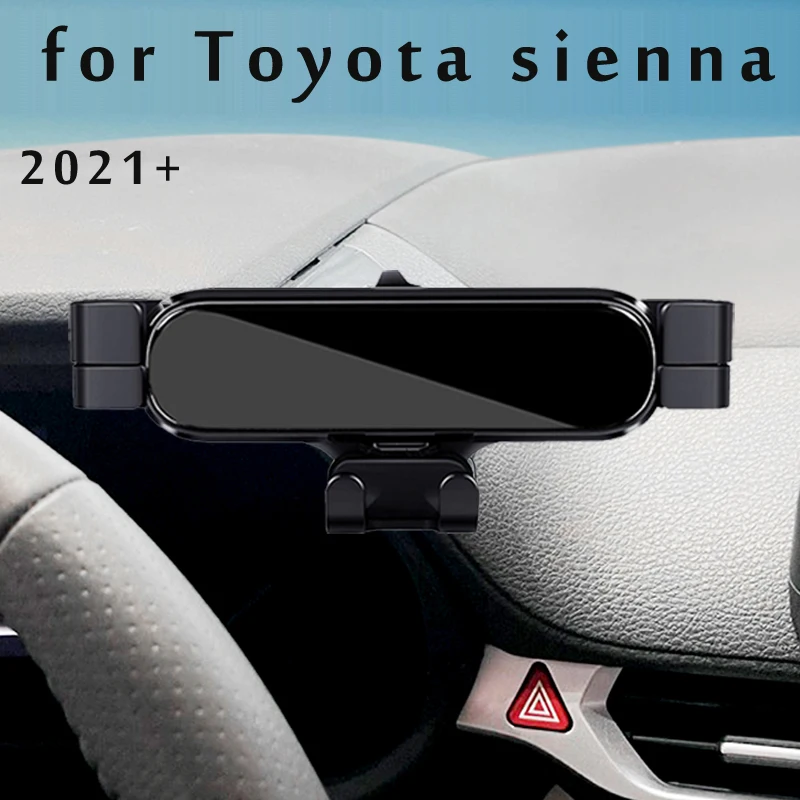 Car Phone Holder For Toyota Sienna Styling Bracket GPS Stand Rotatable Support Mobile Accessories