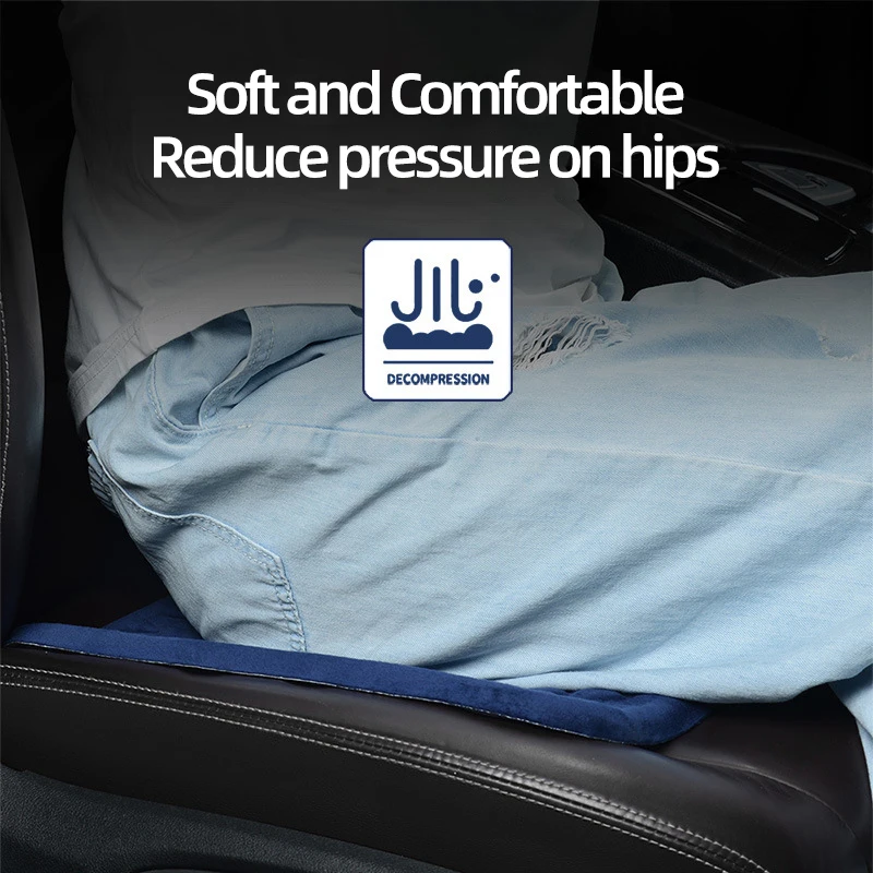 Car Mounted Gel Cushion Tailbone Support Relief from Butt and Back