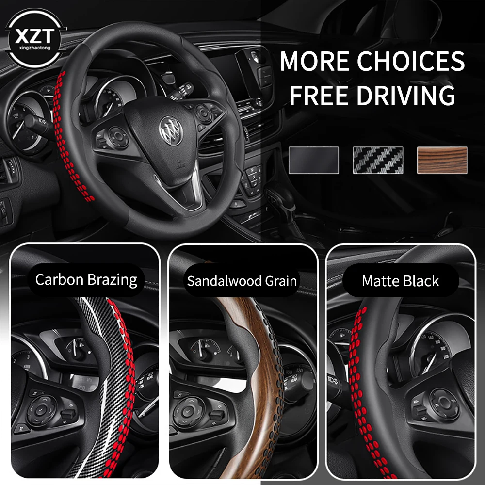 

2PCS New Car Steering Wheel Cover Anti-slip Silicone Steering Protection Accessories Universal Steer Wheel Booster Cover For Car