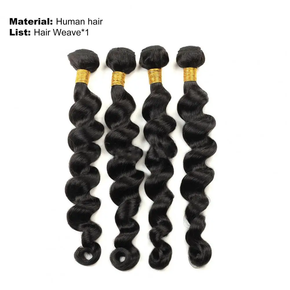 8-28 Inch Hair Bundle Curly Hair Extension Black Body Wave With Lace Closure Deep Wave Curly Combodian Female Accessories