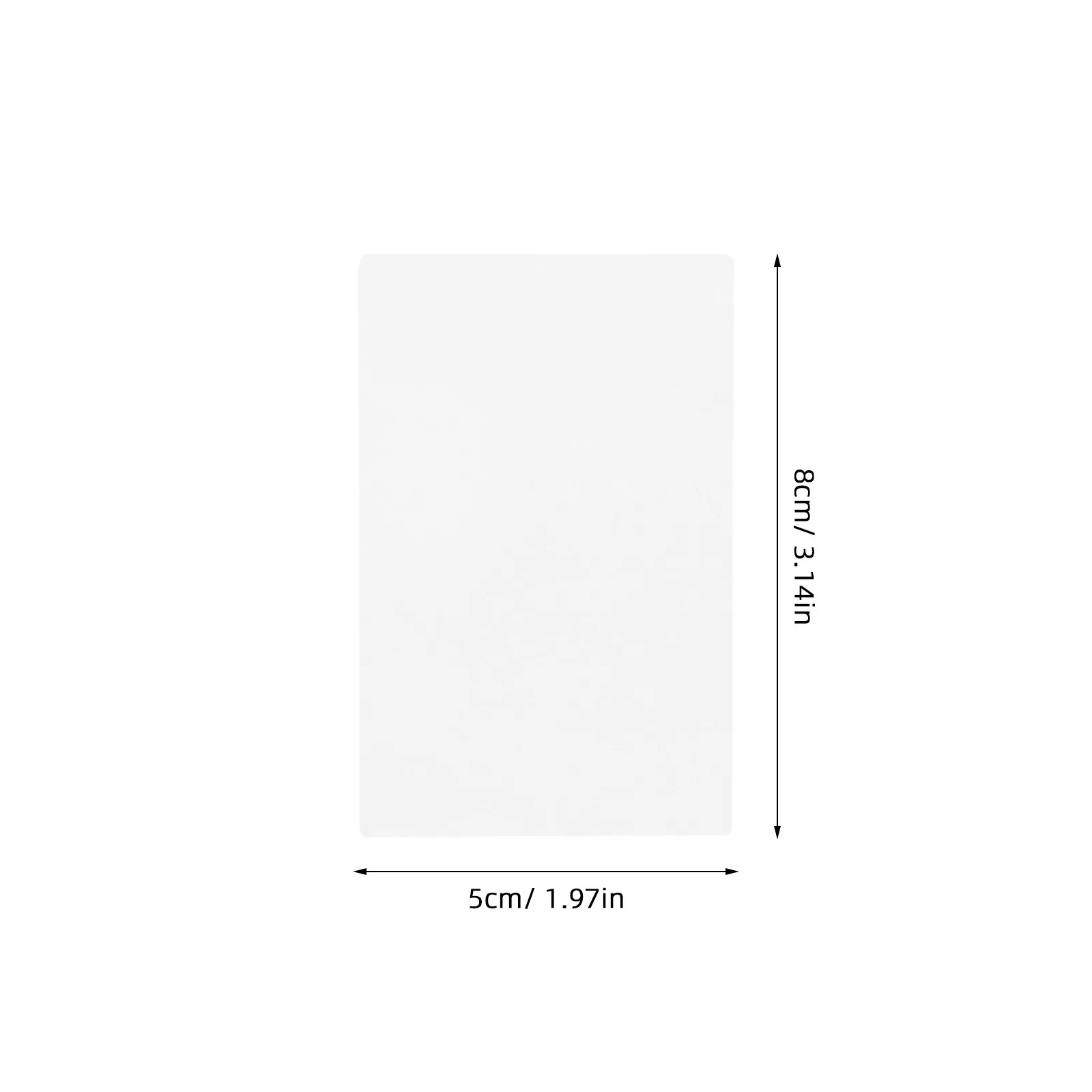 1000Pcs 투명 직사각형 씰 스티커 배송 상자 용 강력한 접착 방수 투명 라벨 보호 스티커