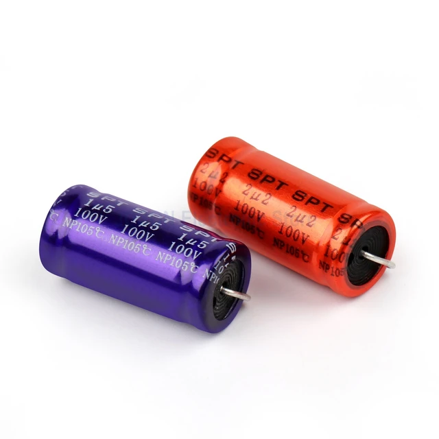 2Pcs 100V Audio Amplifier Capacitor Frequency Divider Crossover