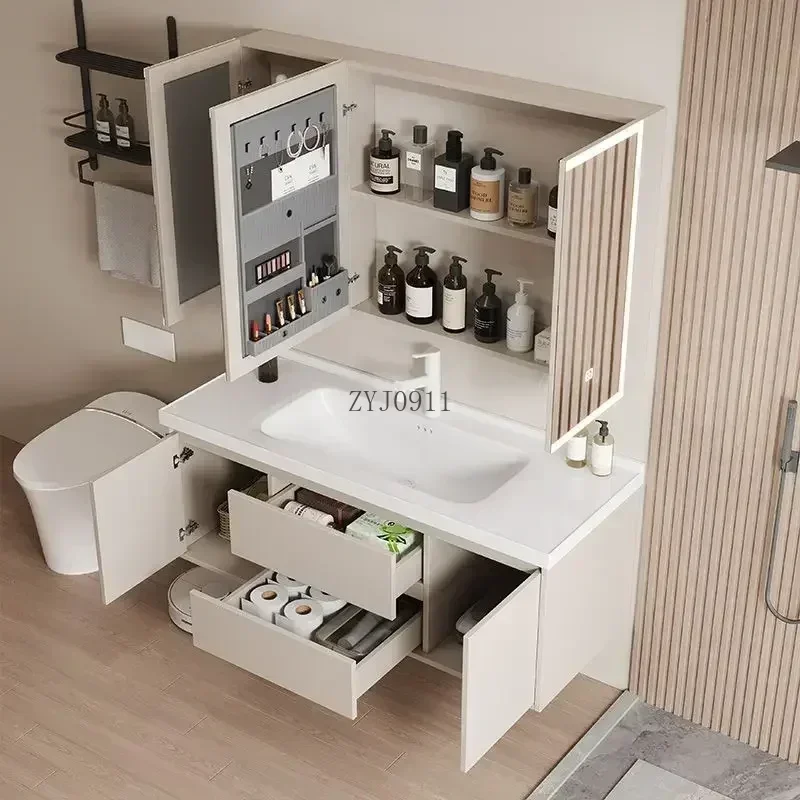Column Bathroom Cabinet Storage Washbasin Sink Base Wc Furniture Small Closet Closed Toilet Filing