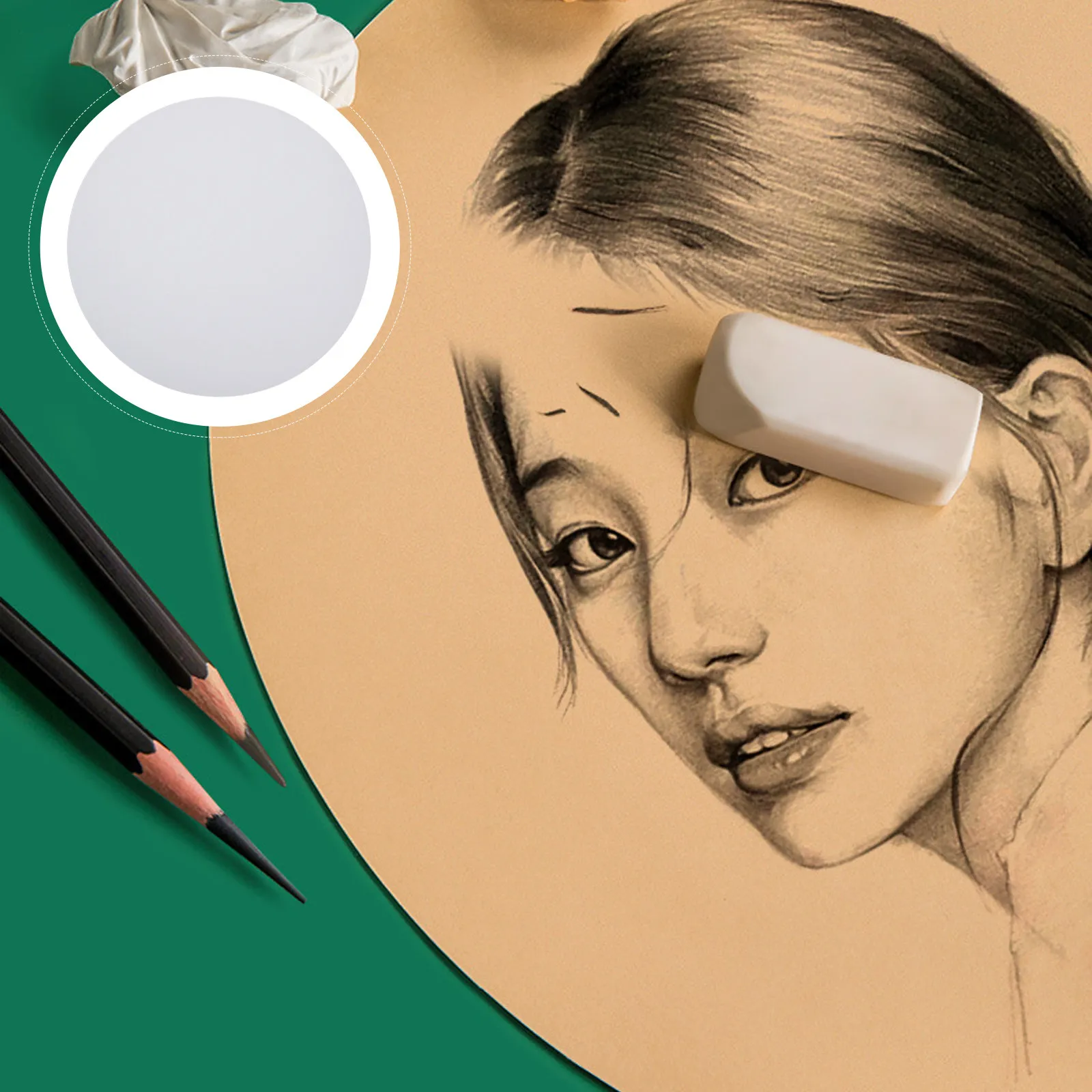 50Pcs 라운드 스케치 종이 카드 DIY 스크랩북 인사말 카드 만다라 아트 키즈 드로잉을위한 흰색 카드지 그림 보드