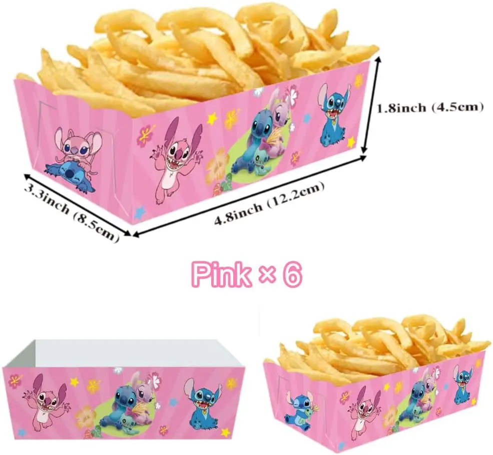 Lilo & Stitch Disposable Paper Food Trays Popcorn Candy Snack Boxes Hot Dog Chip Ho... - SKU DPFT2112 - UGI Packaging
