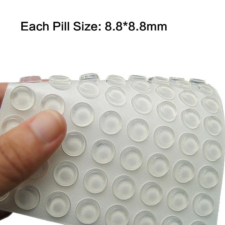 Door Stopper Silicone Handle Bumpers Self Adhesive Mute Anti-Shock Protection Porte Pad Home Improvement Wall Protective Pad door stopper silicone door stopper door stopper bumpers