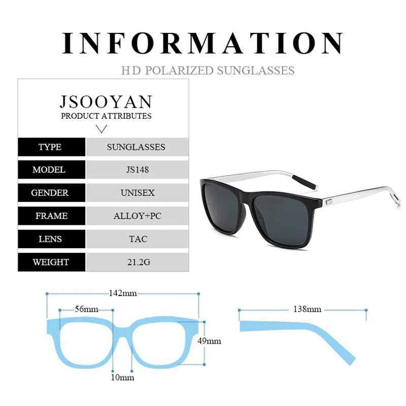2020 Trend Vintage Square Men's Sunglasses Polarized For Driving UV400 Sun  Shades Glasses Brand Design Polar Sunnies Eyewear