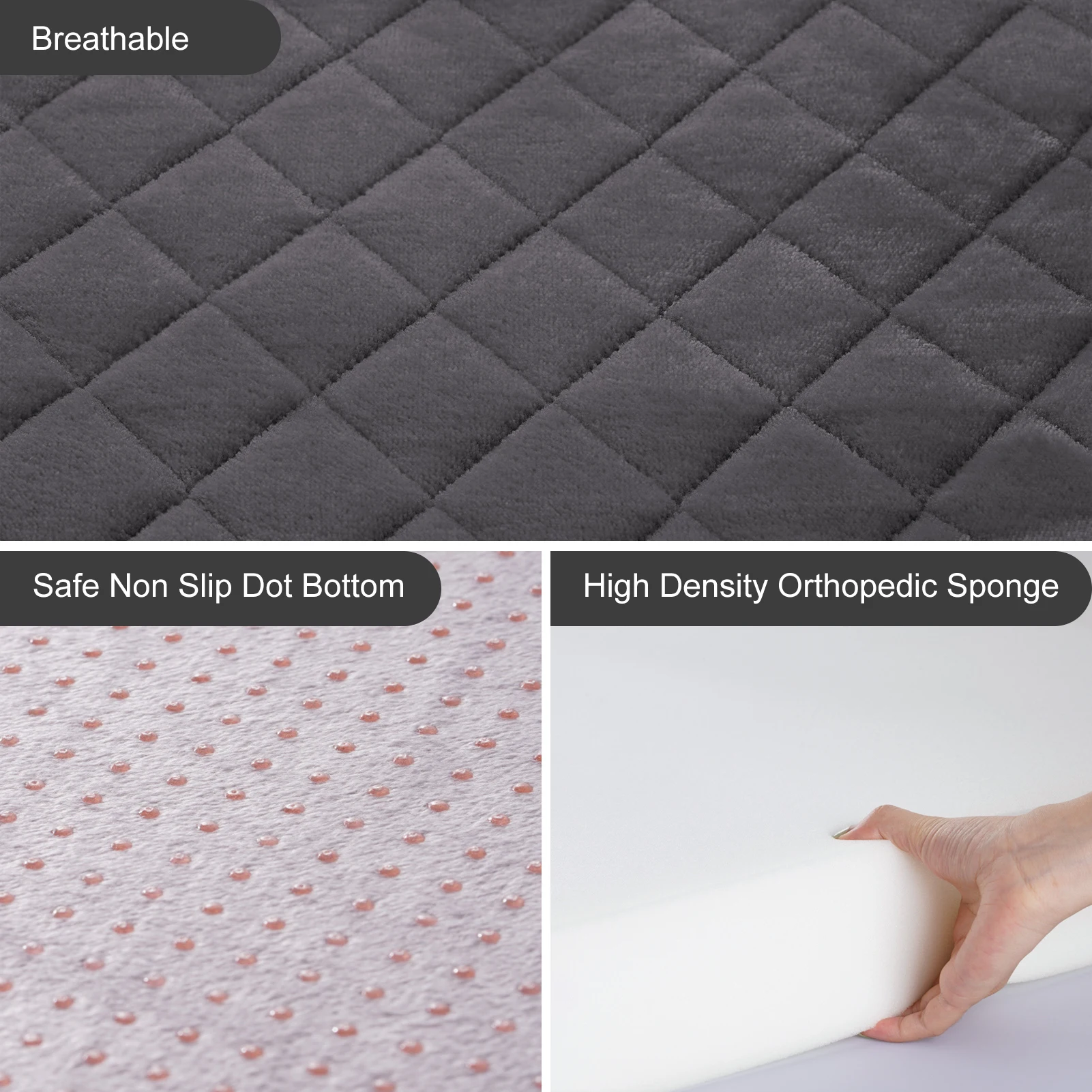 Soft Big Dog Bed Orthopedic Washable Puppy Jumbo Mattress Mat Scratch Resistant Kennel Pad With Removable Cover 5 Soft Big Dog Bed Orthopedic Washable Puppy Jumbo Mattress Mat Scratch Resistant Kennel Pad With Removable Cover 5