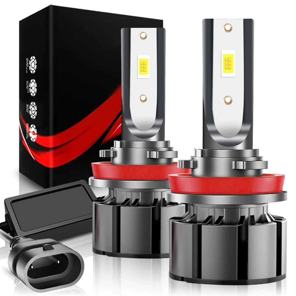 

2PCS H4 H13 LED Car Headlight Bulbs H7 H11 9004 9005 9006 9007 6000K 20000LM 80W Super Bright Auto Driving Running Lamps