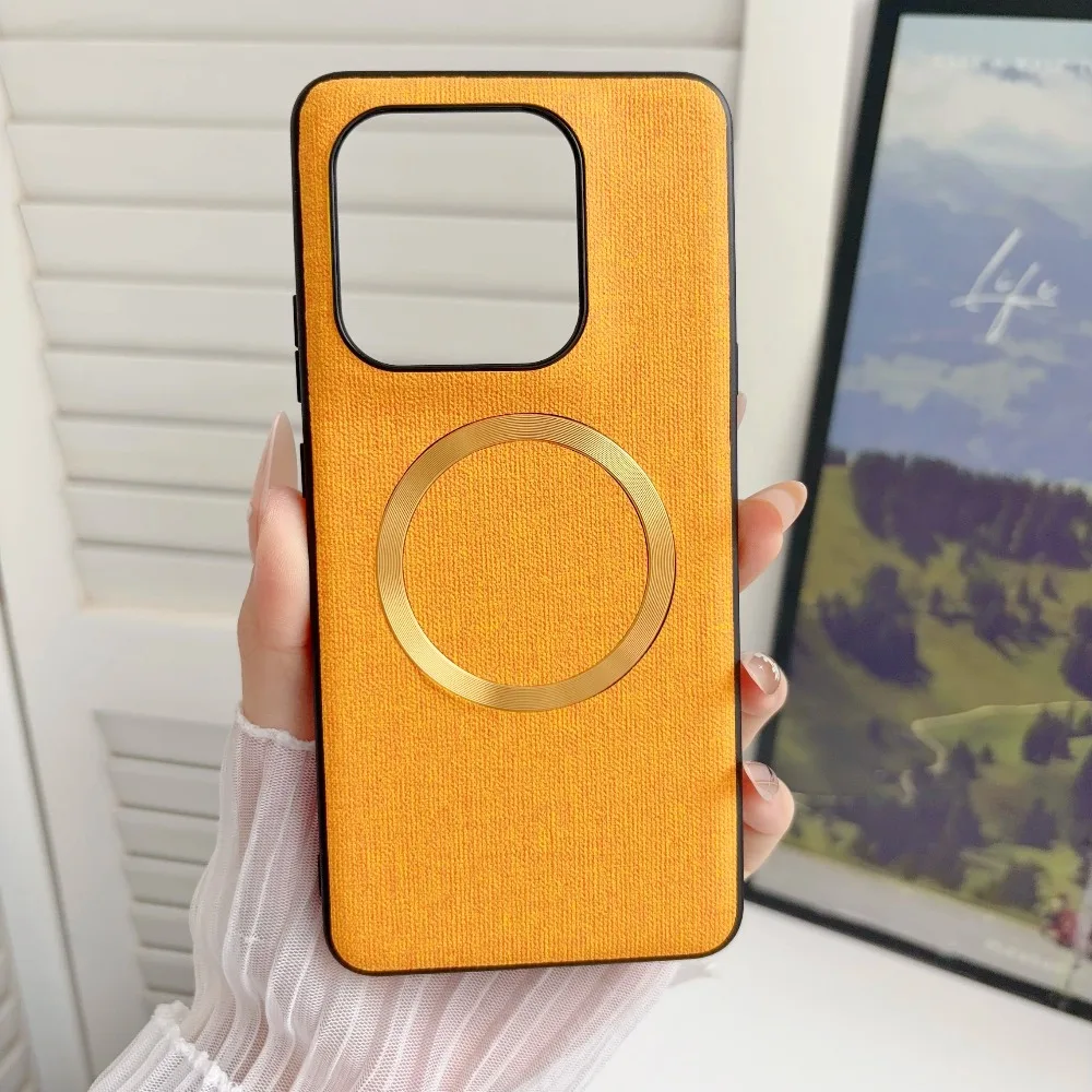 Luxury Fabric Magnetic Slim Shockproof Case Cover