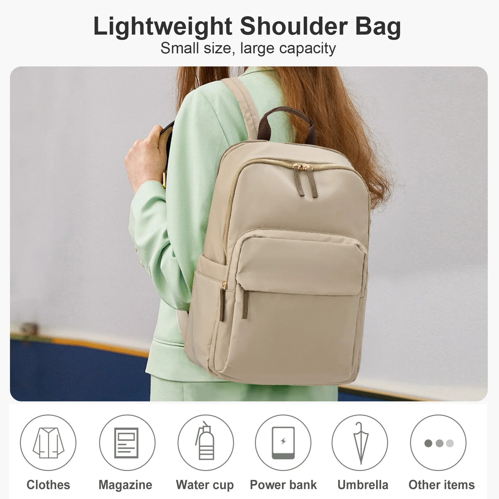 Fashionable travel casual Laptop anti-theft backpack fashionable large capacity backpack college student backpack for women-mw