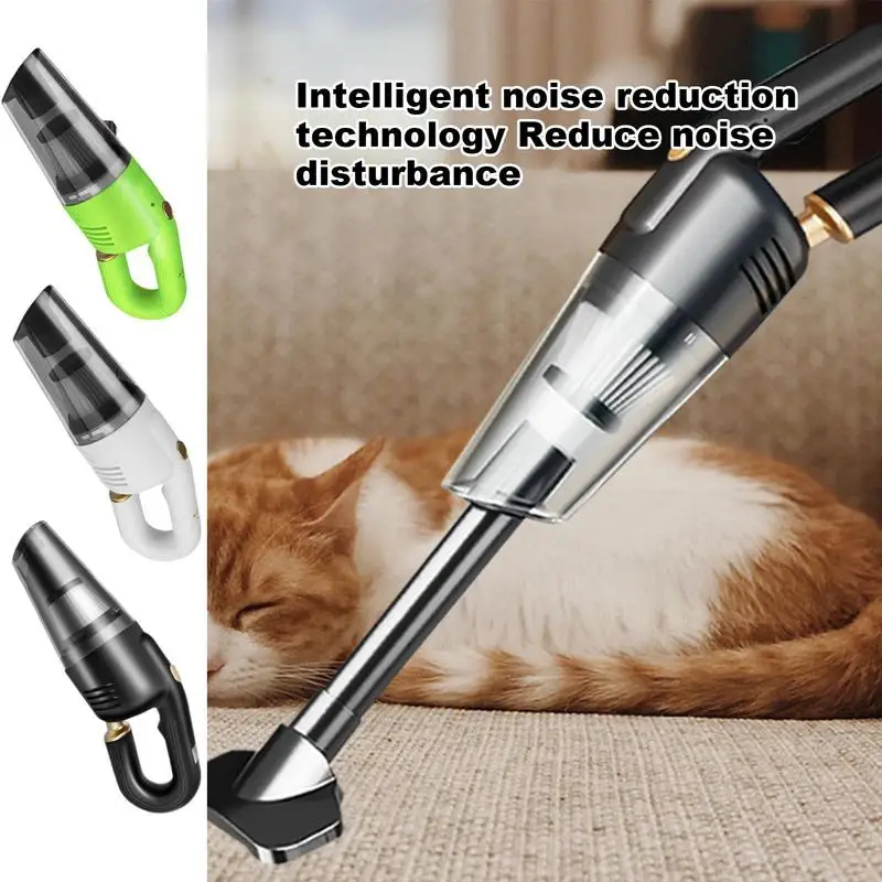 

Wireless Car Vacuum Cleaner High Power 120W Handy Cordless Cleaning Machine 9500Pa Strong Suction Dust Catcher For Car Home Desk