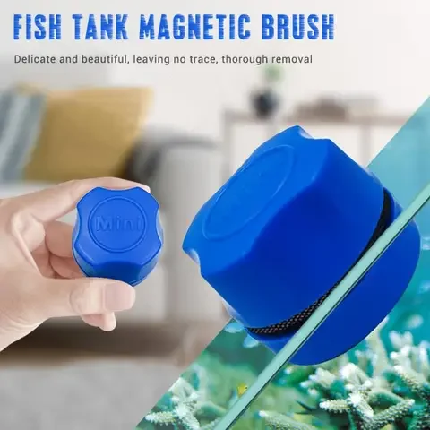 

1Pcs Magnetic Clean Brush Aquarium Fish Tank For Glass Window Algae Scraper Cleaner Accessories Dropshiping