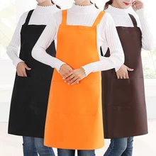 

Kitchen Apron Barista Bartender Chef BBQ Hairdressing Cooking Apron Catering Uniform Anti-Dirty Overalls Kitchen Accessories new