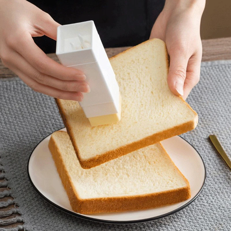 Plastic Handy Solid Butter Spreader Holders Sticks Plastic Storage Box Small Kitchen Baking Tools Container Cheese Keeper Case