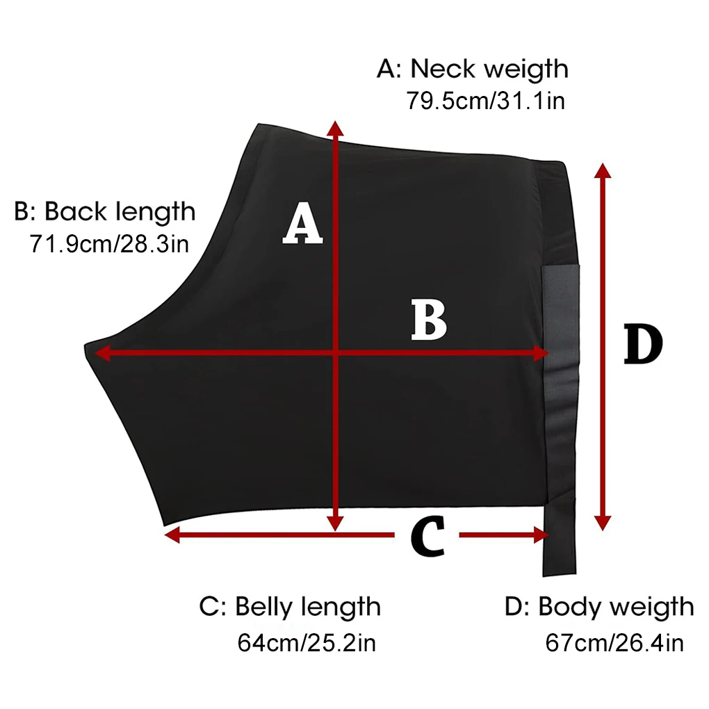 Horse Shoulder Guard Protection Anti Rub Bib Lightweight Horse Chest Saver Cover Ventilated Guard Breathable Belly Equipment